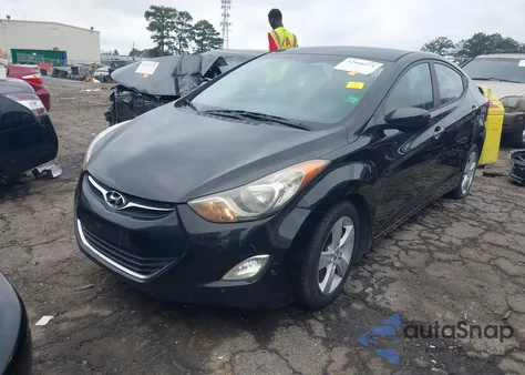 2012 Hyundai Elantra Gls (Ulsan Plant) from USA, damaged, VIN KMHDH4AE1CU236788
